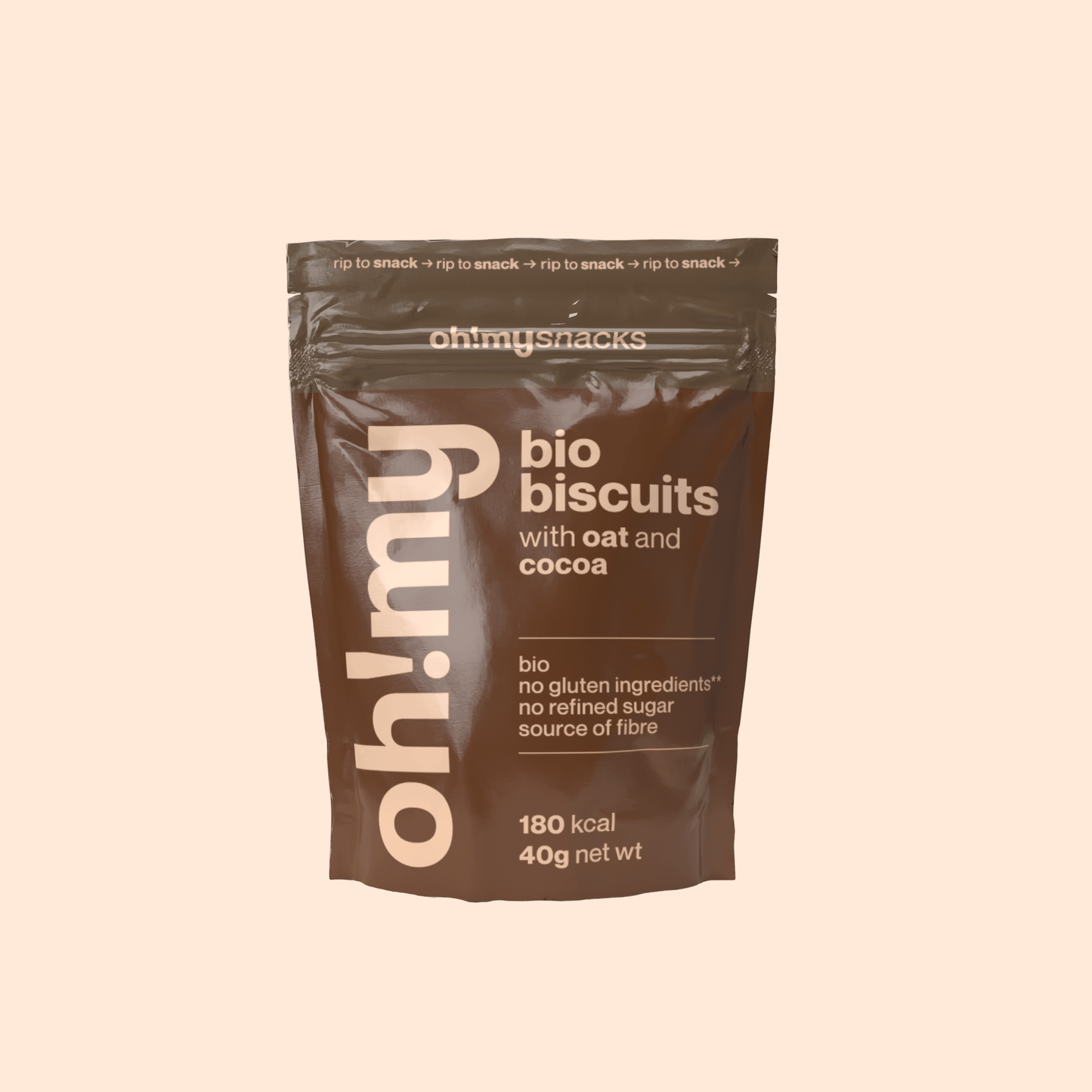 Bio Biscuits Oat And Cocoa - Oh!My Snacks