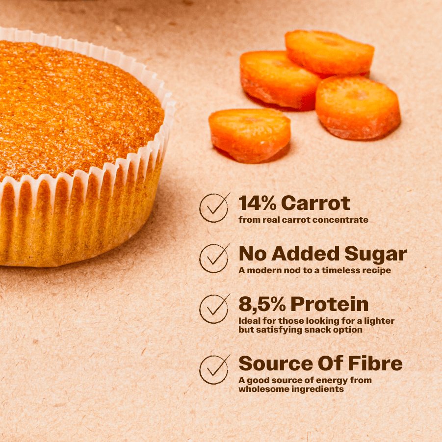Cake Carrot and Almond - Oh!My Snacks