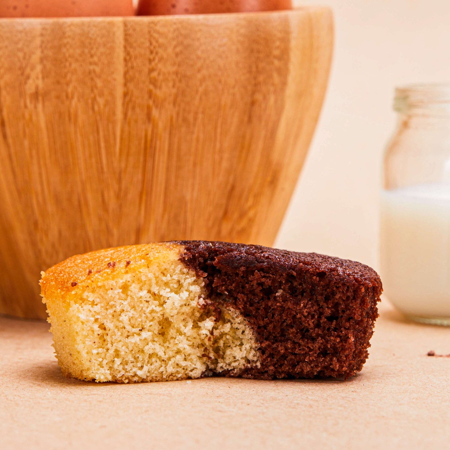 Cake Cocoa and Vanilla - Oh!My Snacks