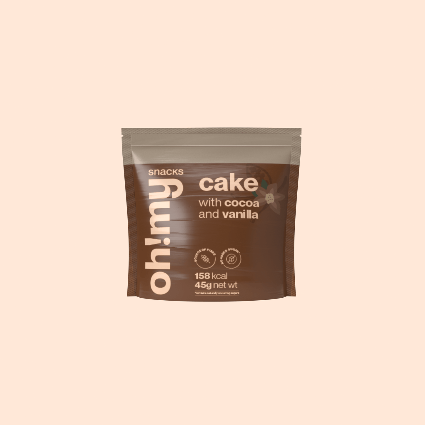 Cake Cocoa and Vanilla - Oh!My Snacks