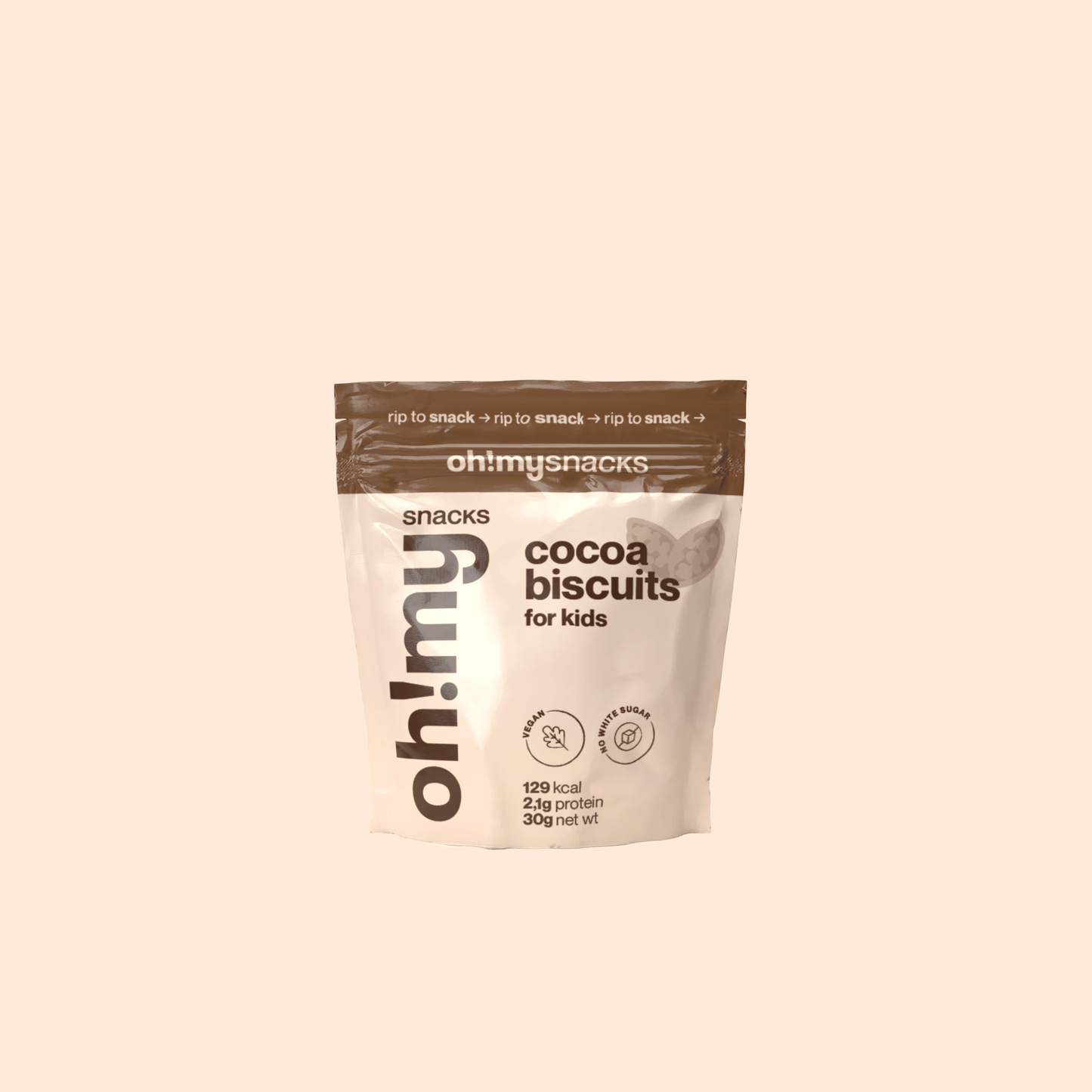 Cocoa Biscuits for Kids - Oh!My Snacks