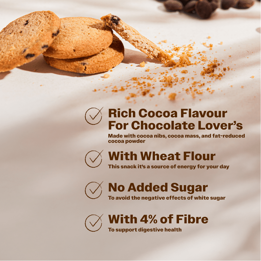 Cookies with Cocoa Nibs - Oh!My Snacks