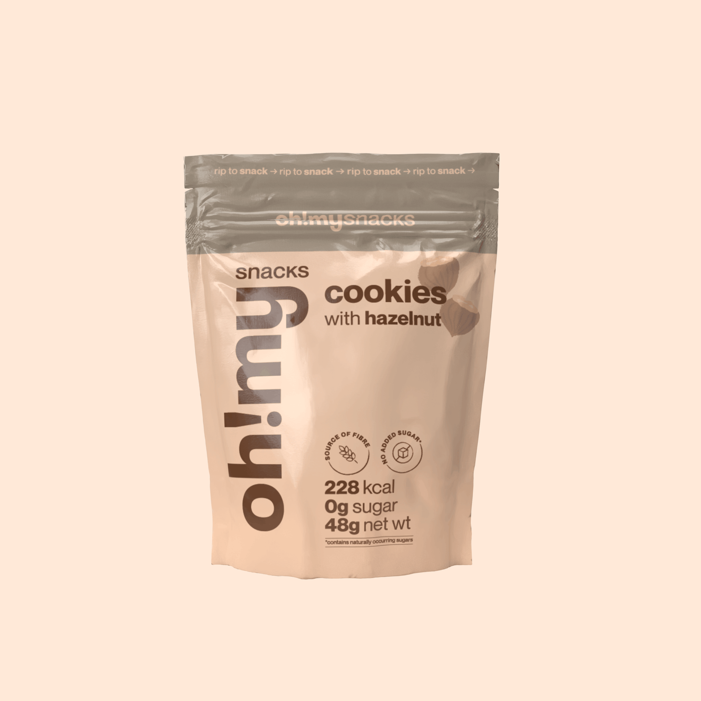 Cookies with Hazelnut - Oh!My Snacks