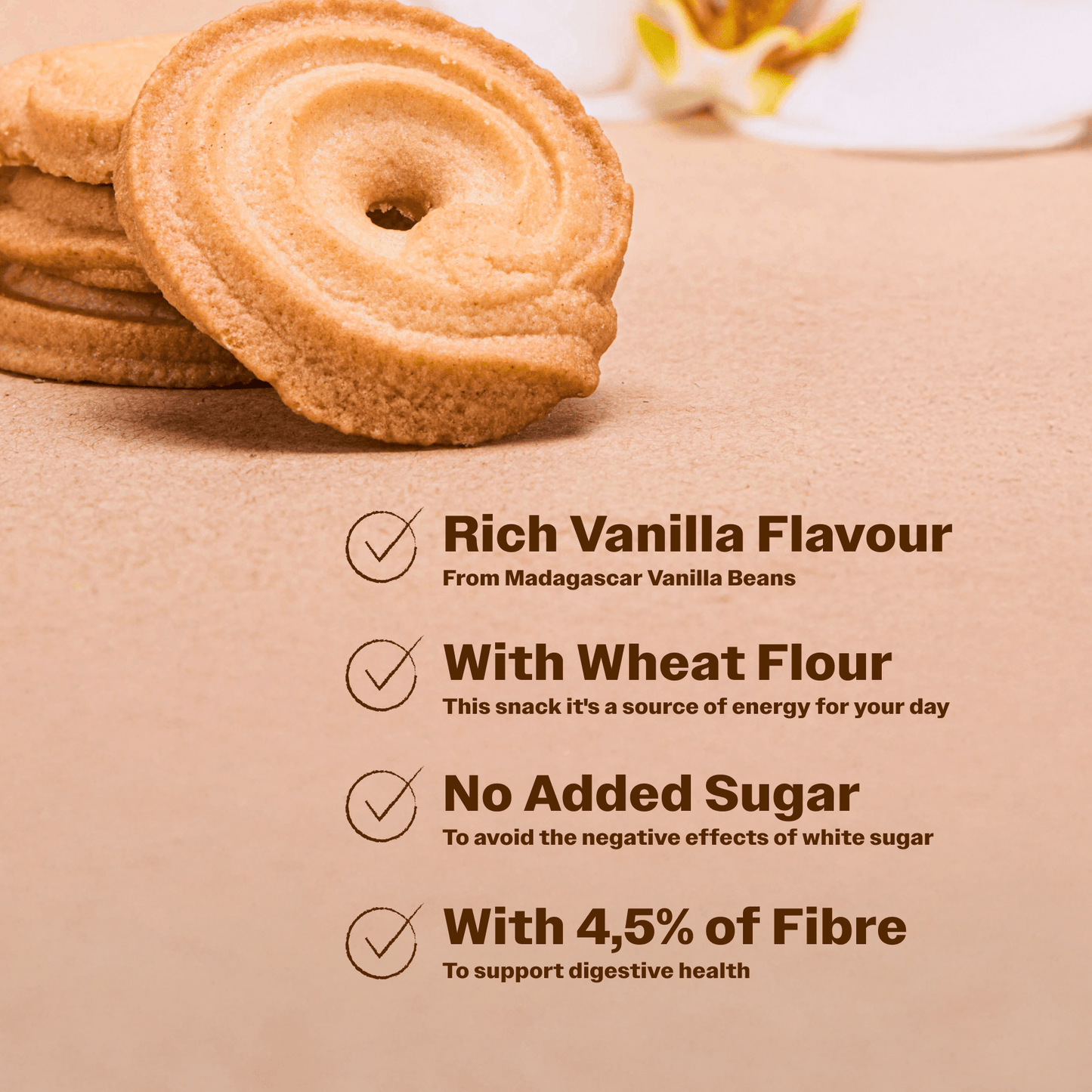 Cookies with Vanilla - Oh!My Snacks