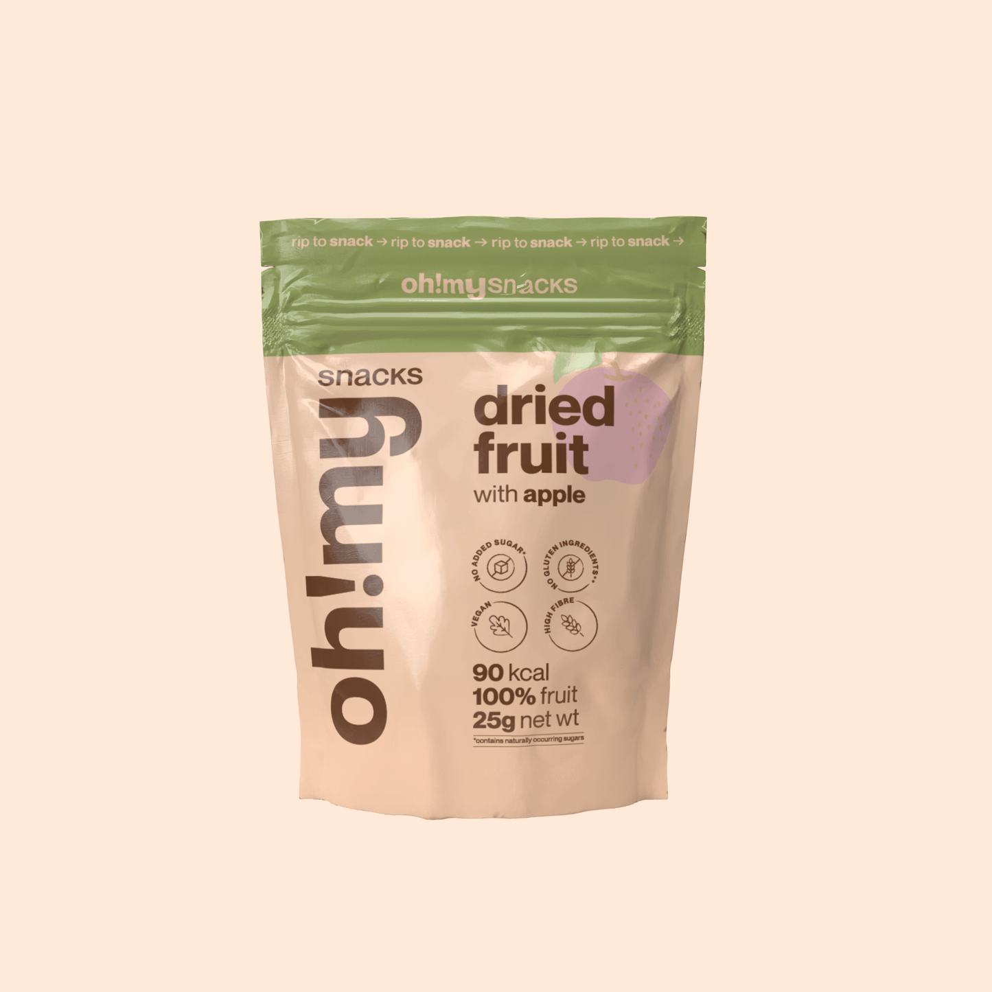 Dried Fruit with Apple - Oh!My Snacks