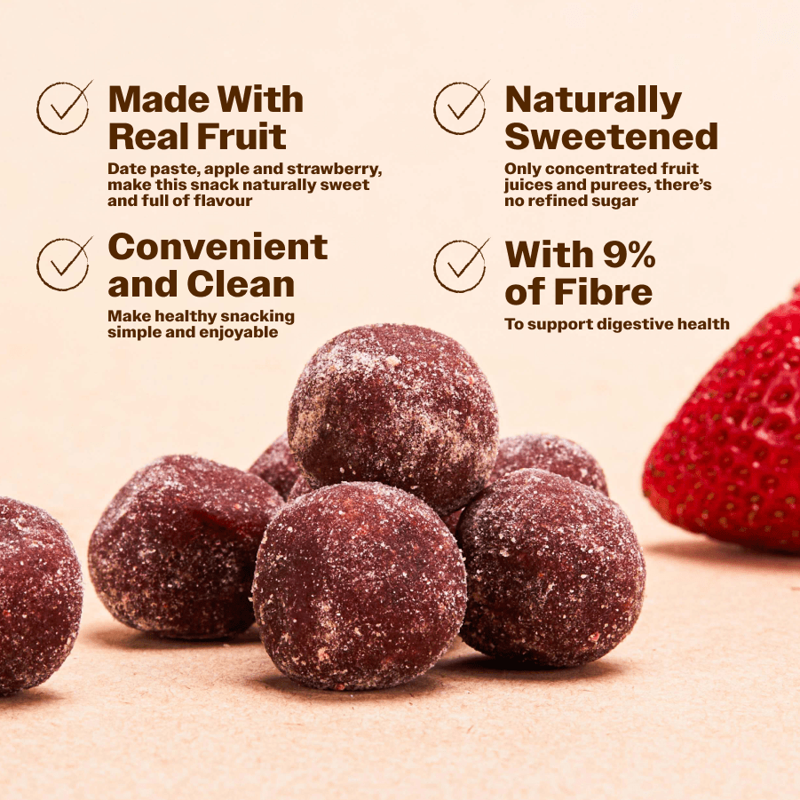 Fruit Balls Strawberry - Oh!My Snacks