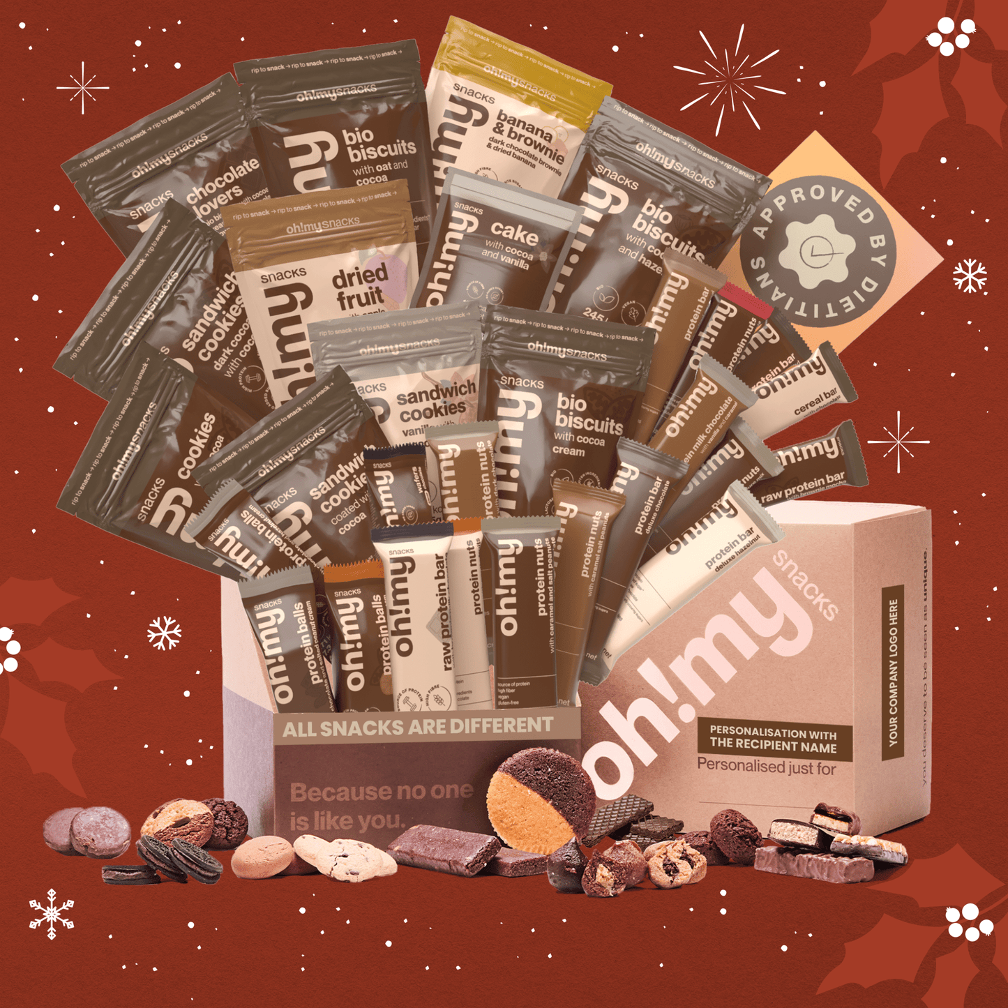 Gift Box Christmas Edition - Oh!My Snacks
