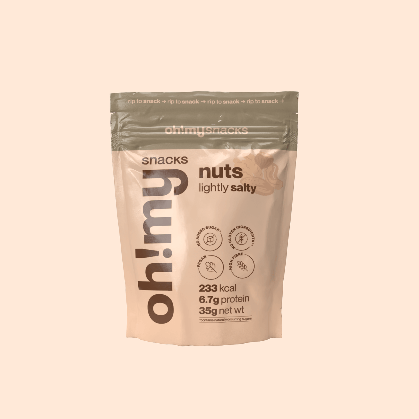 Nuts Lightly Salted - Oh!My Snacks