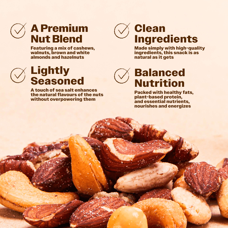 Nuts Lightly Salted - Oh!My Snacks
