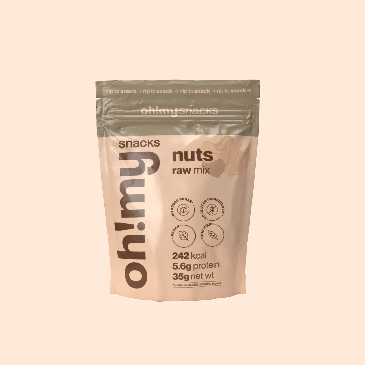 Nuts Raw Mix - Oh!My Snacks