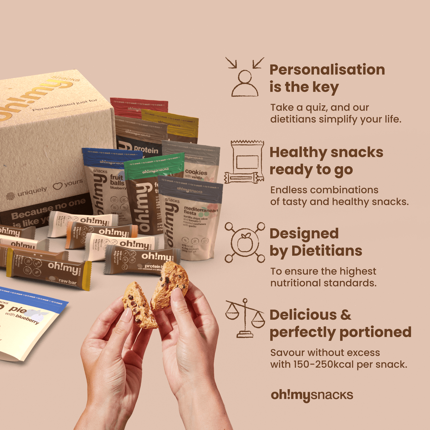 Oh!My Personalised Snack Box - Oh!My Snacks