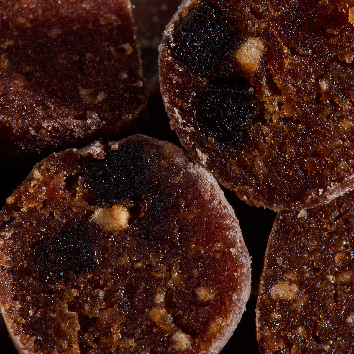 Close-up of Fruit Balls Raspberry
