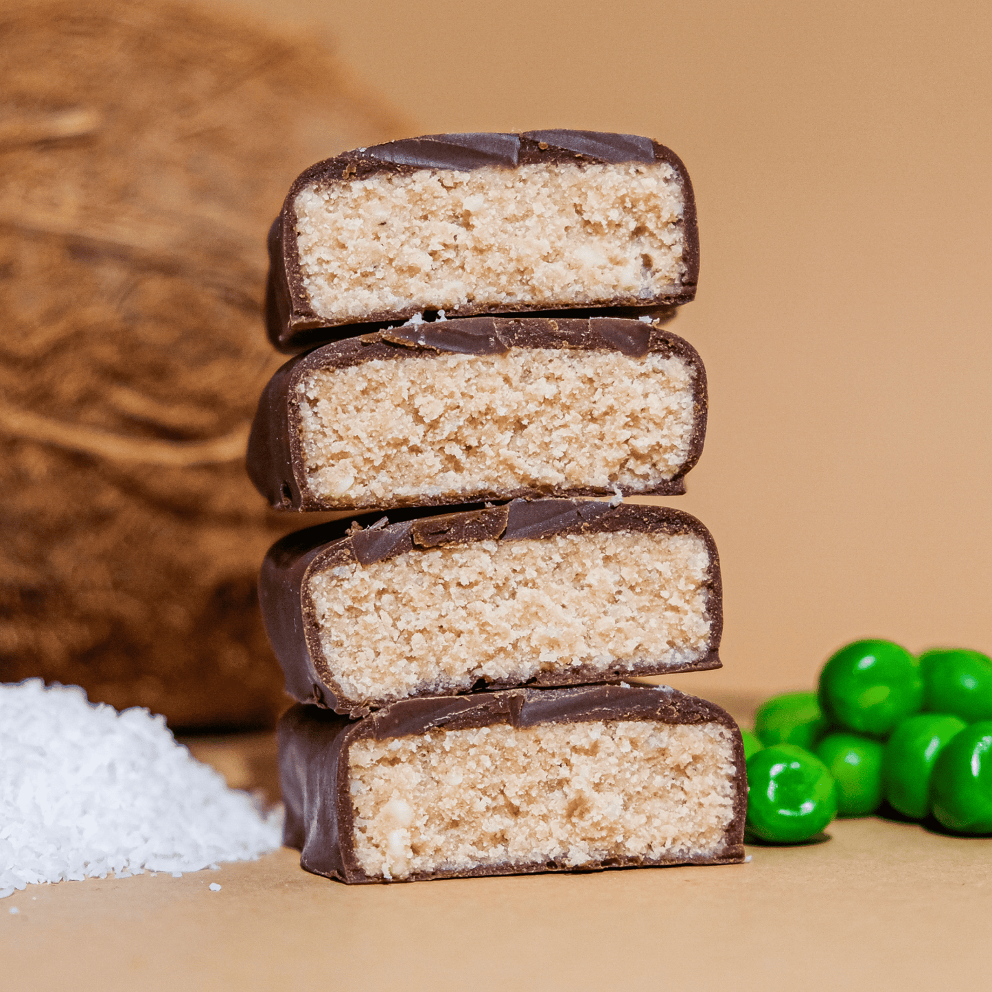 Pea Protein Bar With Coconut - Oh!My Snacks