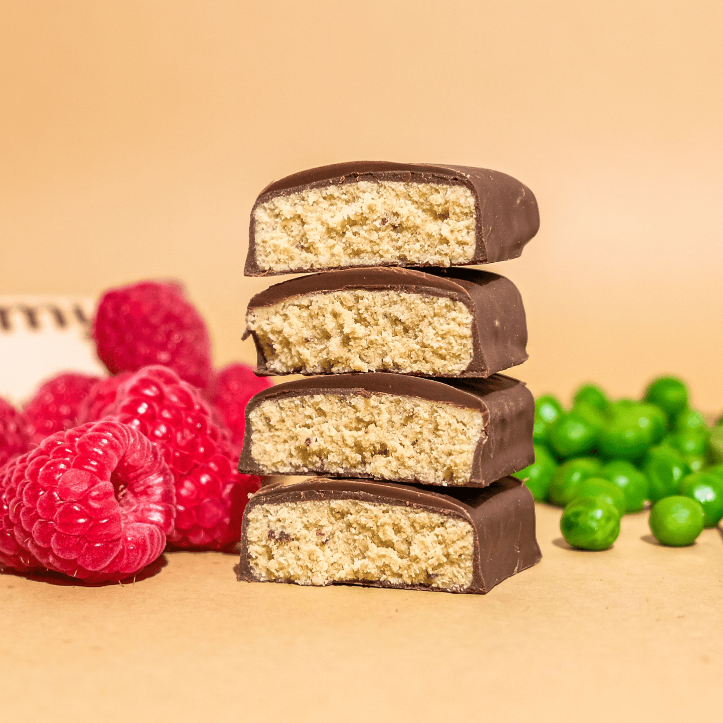Pea Protein Bar With Raspberry - Oh!My Snacks