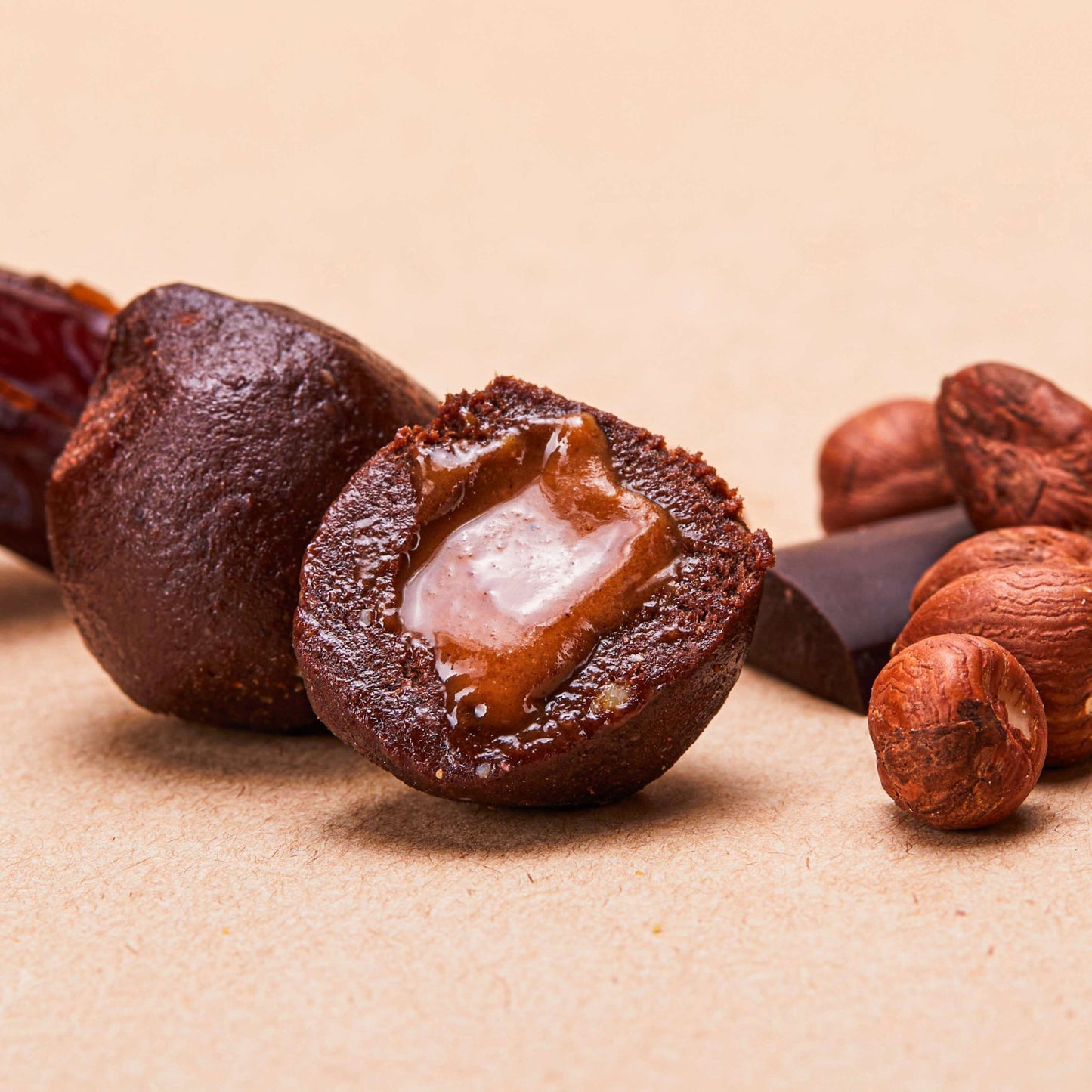 Protein Balls Chocolate with Hazelnut Cream - Oh!My Snacks