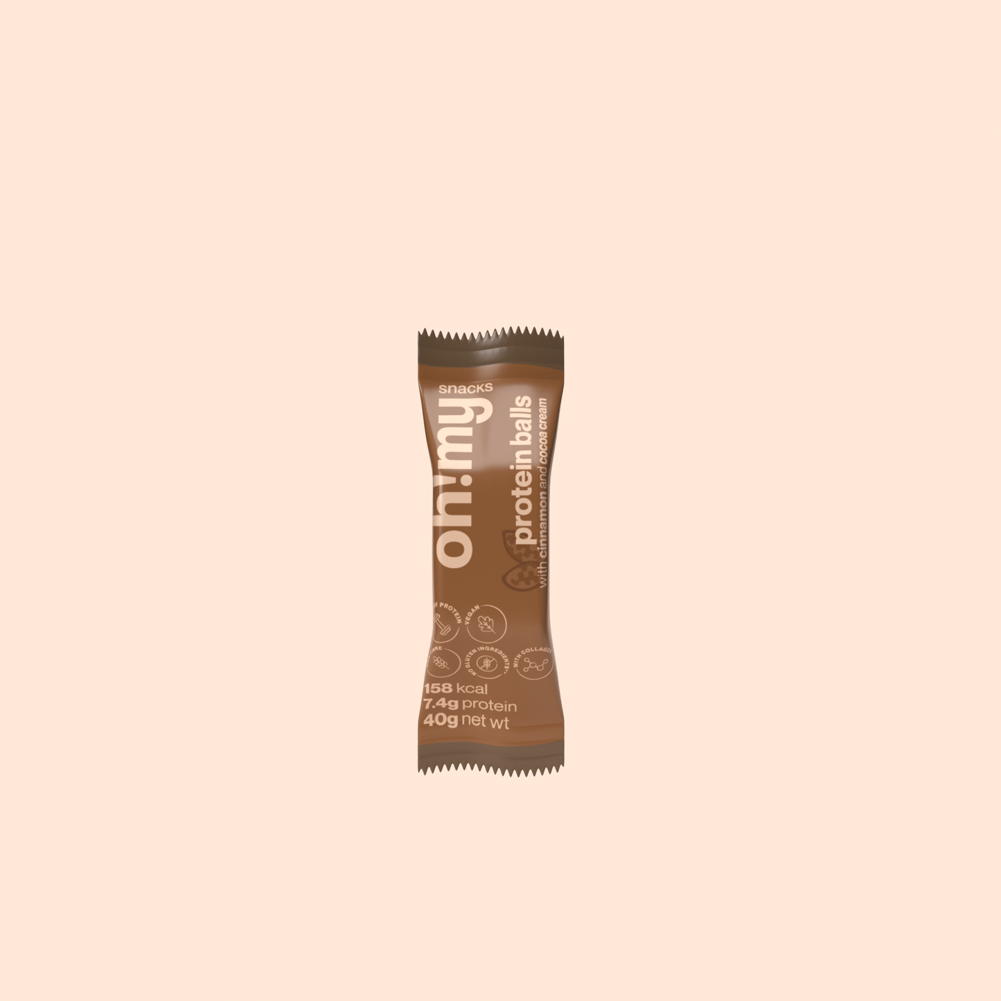 Protein Balls with Cinnamon and Cocoa Cream - Oh!My Snacks