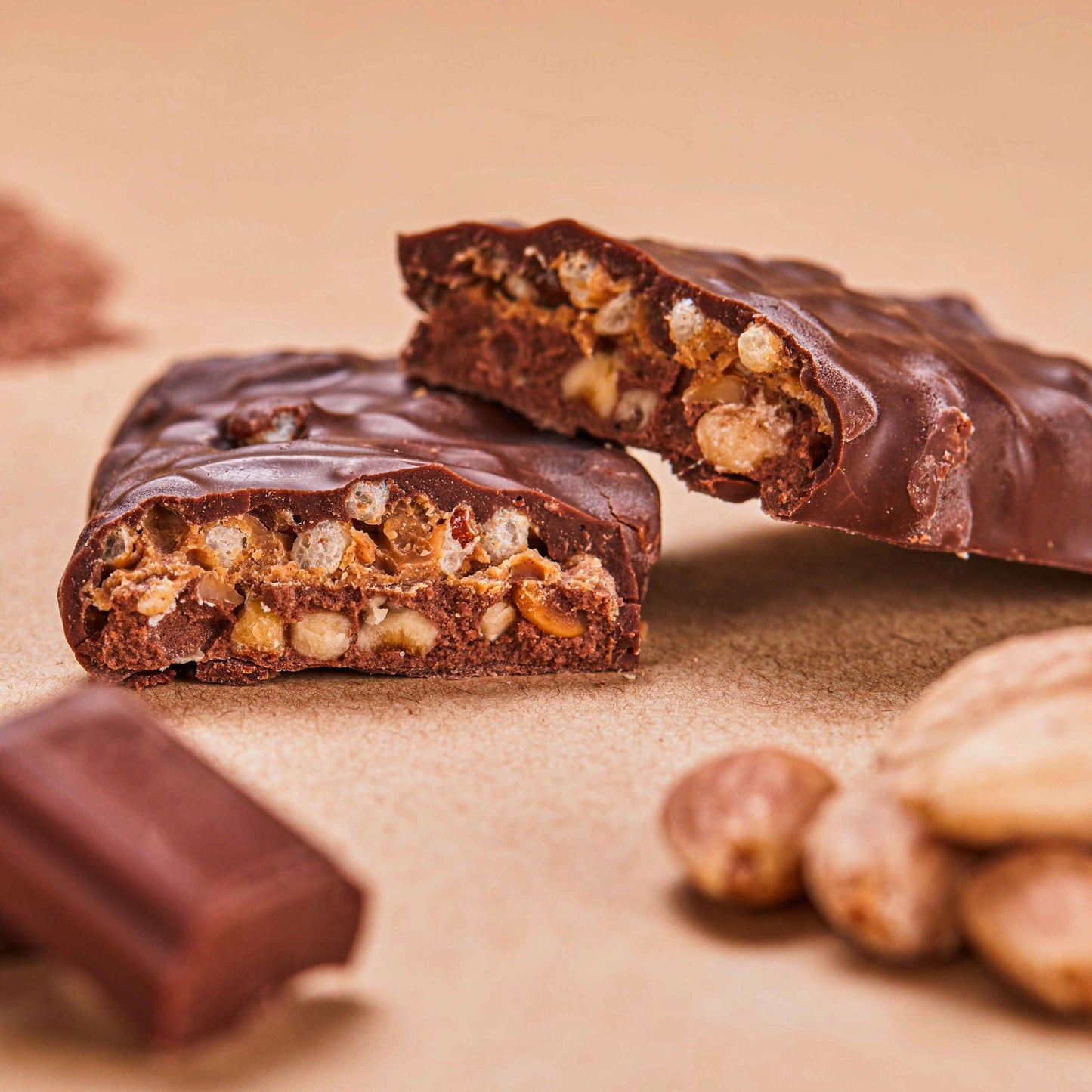 Protein Bar with Deluxe Chocolate - Oh!My Snacks