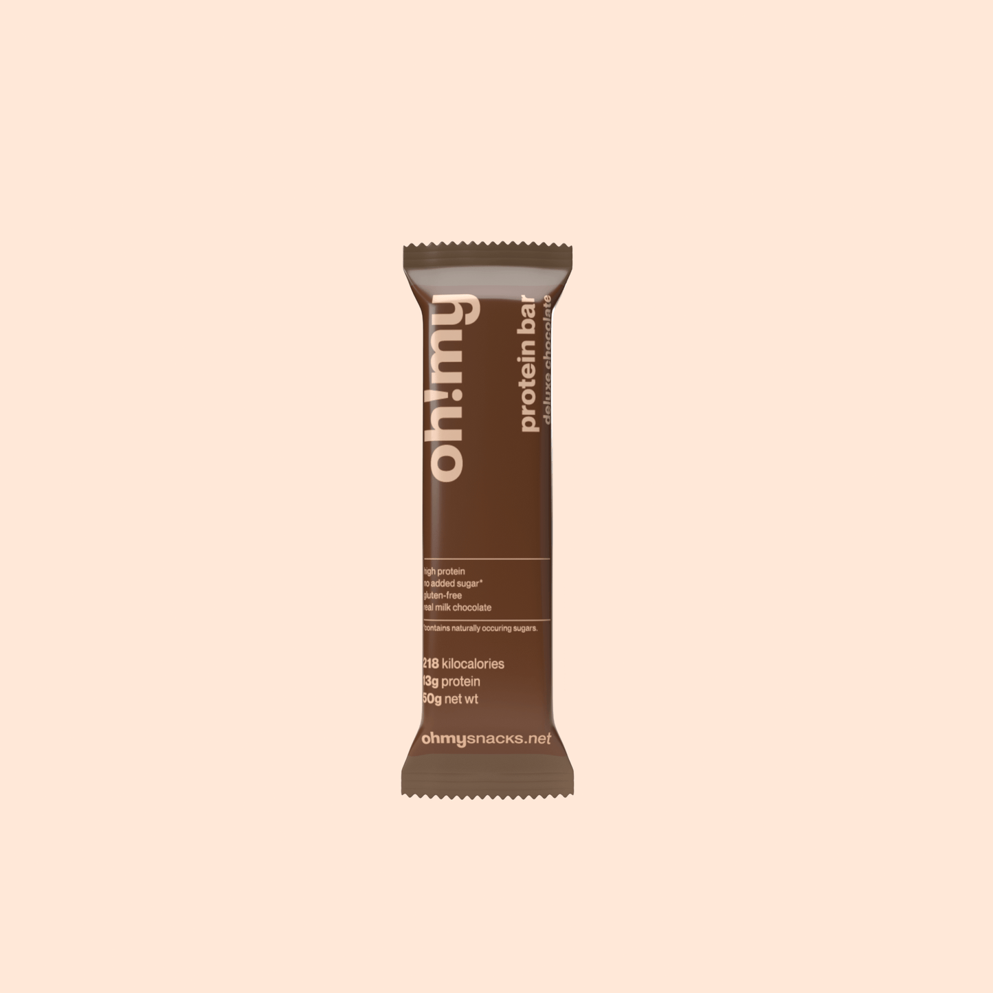 Protein Bar with Deluxe Chocolate - Oh!My Snacks