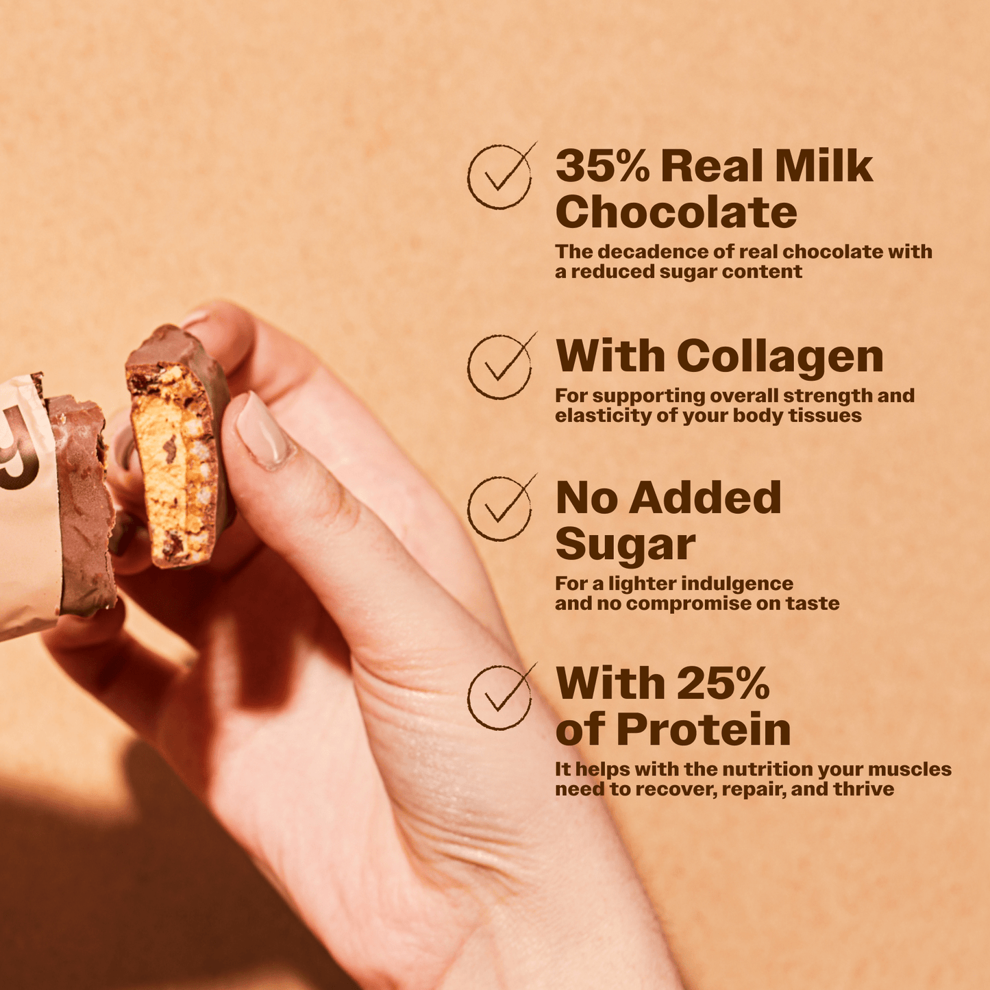 Protein Bar with Deluxe Hazelnut - Oh!My Snacks