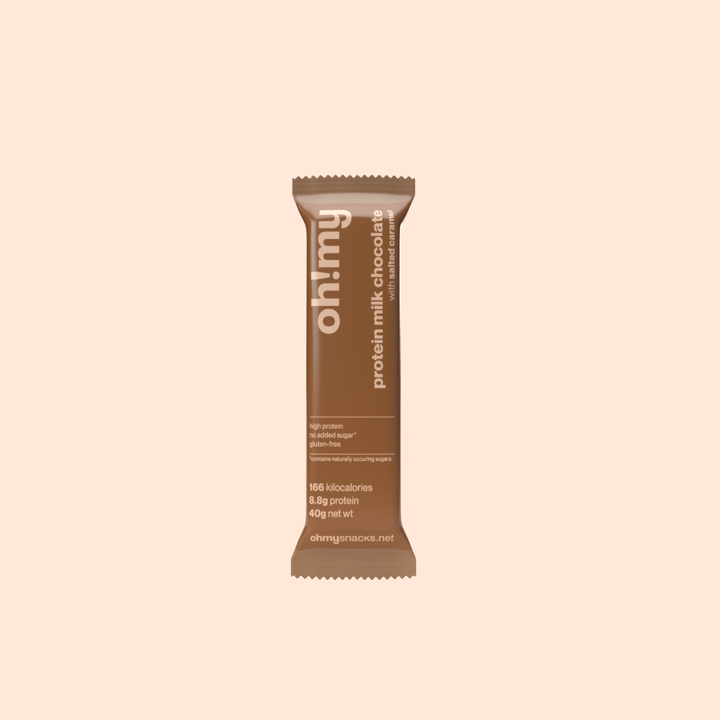 Protein Milk Chocolate with Salted Caramel - Oh!My Snacks