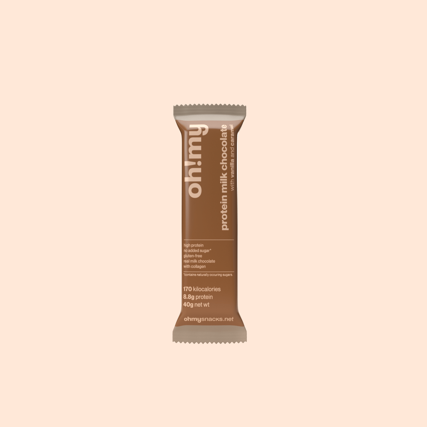 Protein Milk Chocolate with Vanilla and Caramel - Oh!My Snacks