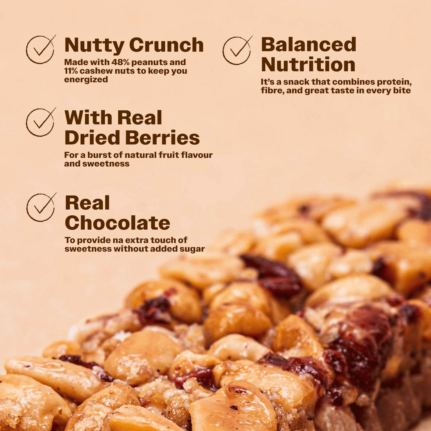 Protein Nuts with Dried Berries - Oh!My Snacks