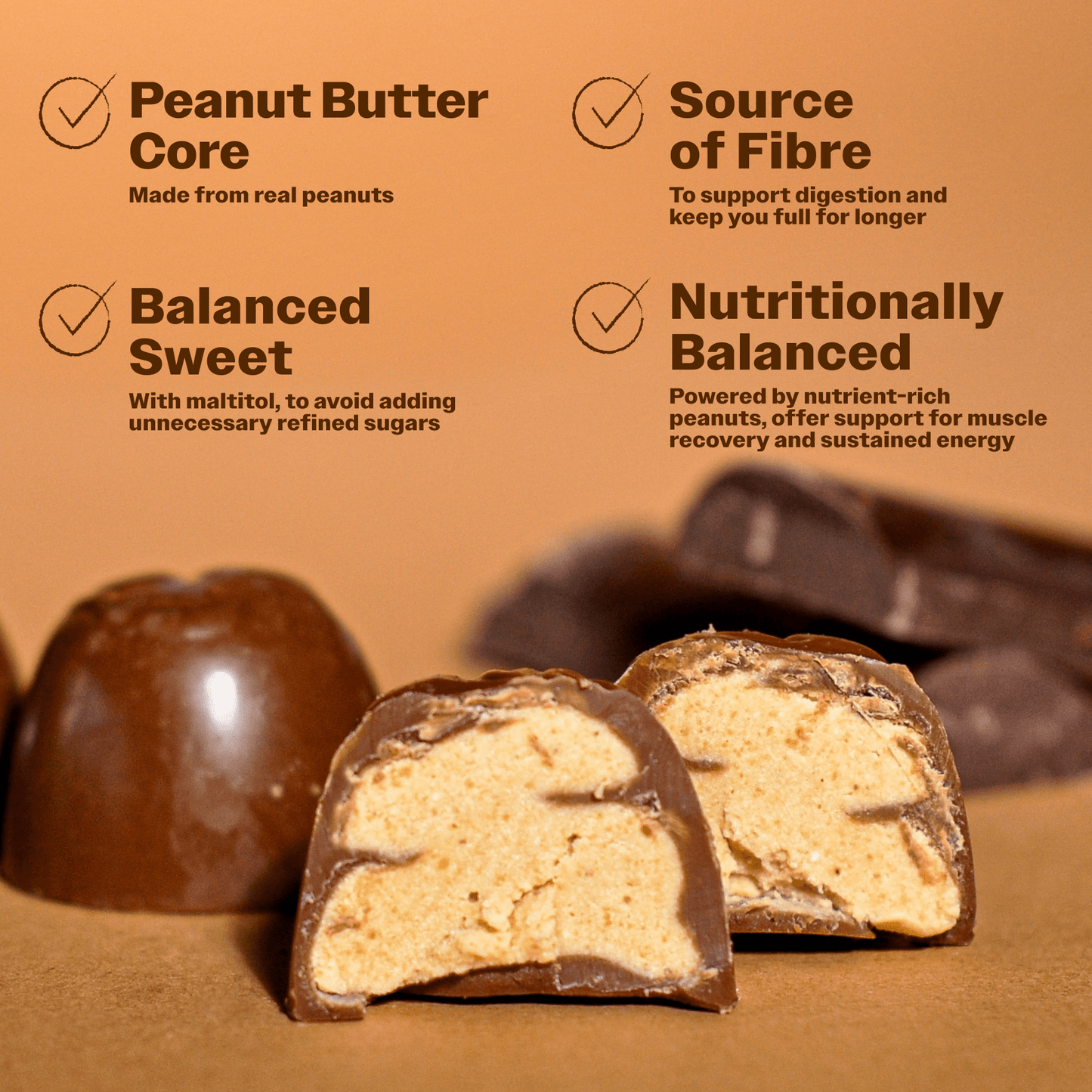 Protein Peanut Butter Pralines - Oh!My Snacks