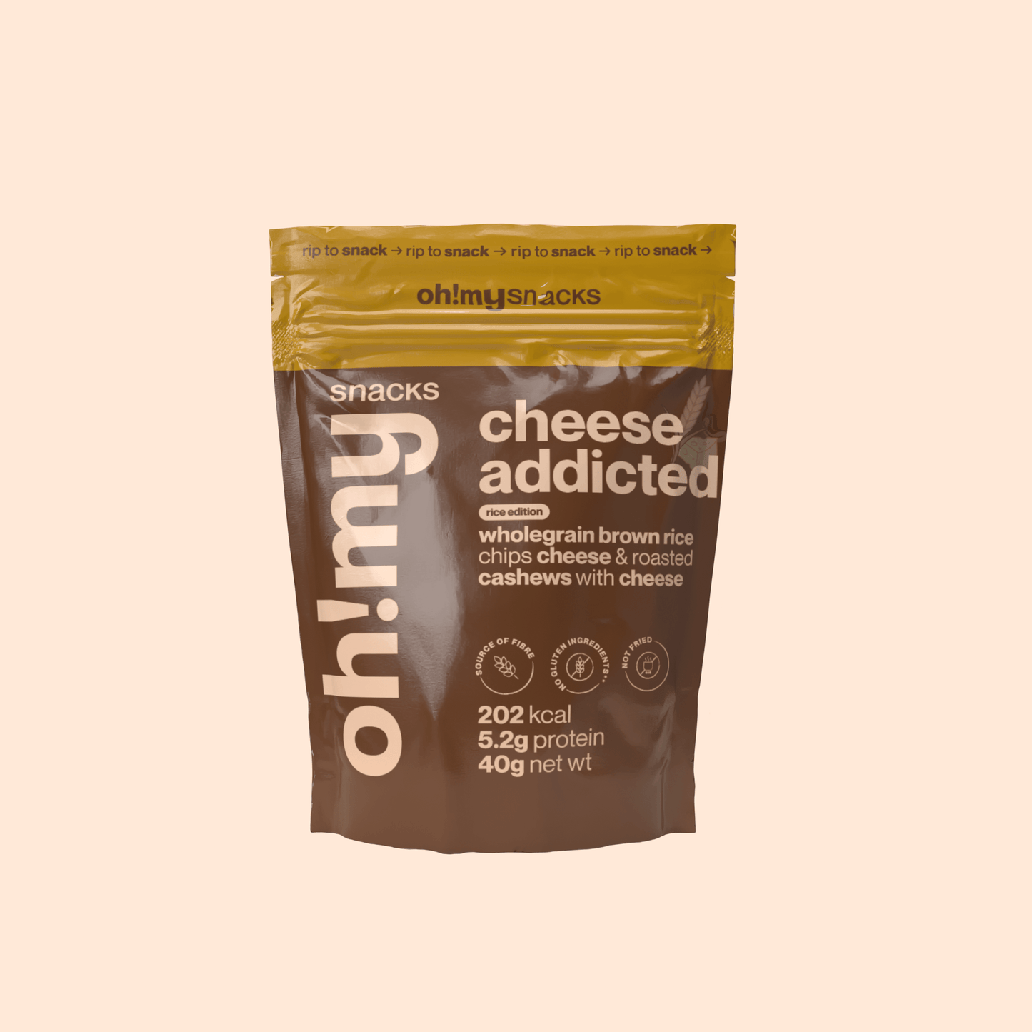 Salty Fusion Cheese Addicted Rice Edition - Oh!My Snacks