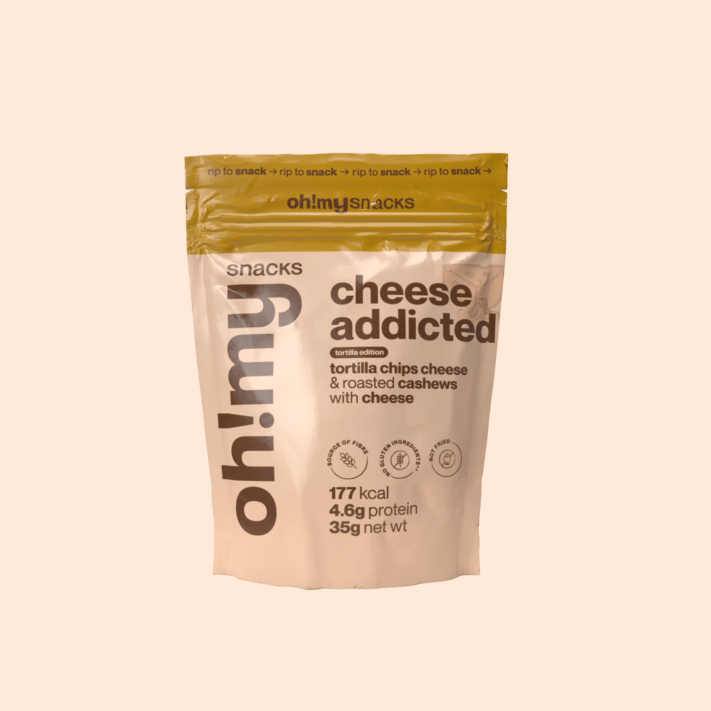 Salty Fusion Cheese Addicted Tortilla Edition - Oh!My Snacks
