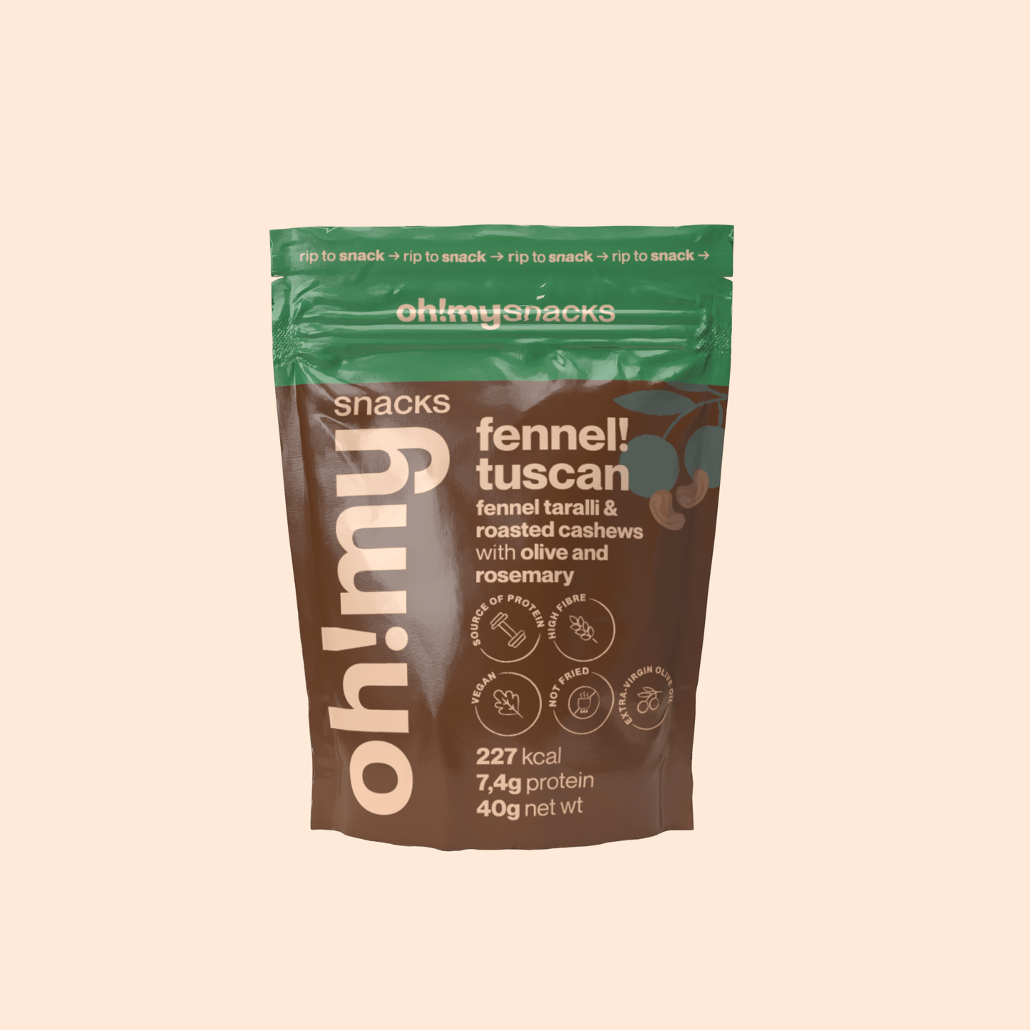 Salty Fusion Fennel Tuscan - Oh!My Snacks