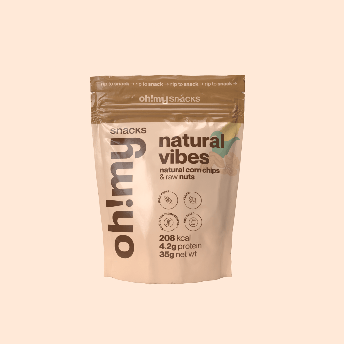 Salty Fusion Natural Vibes - Oh!My Snacks