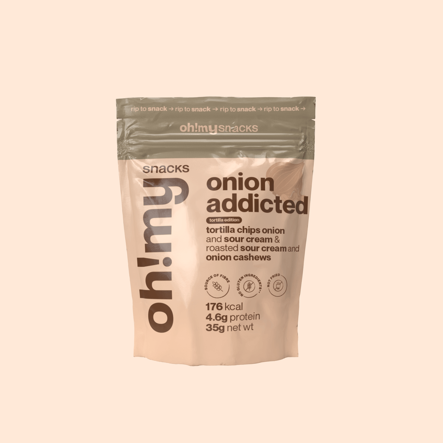 Salty Fusion Onion Addicted Tortilla Edition - Oh!My Snacks