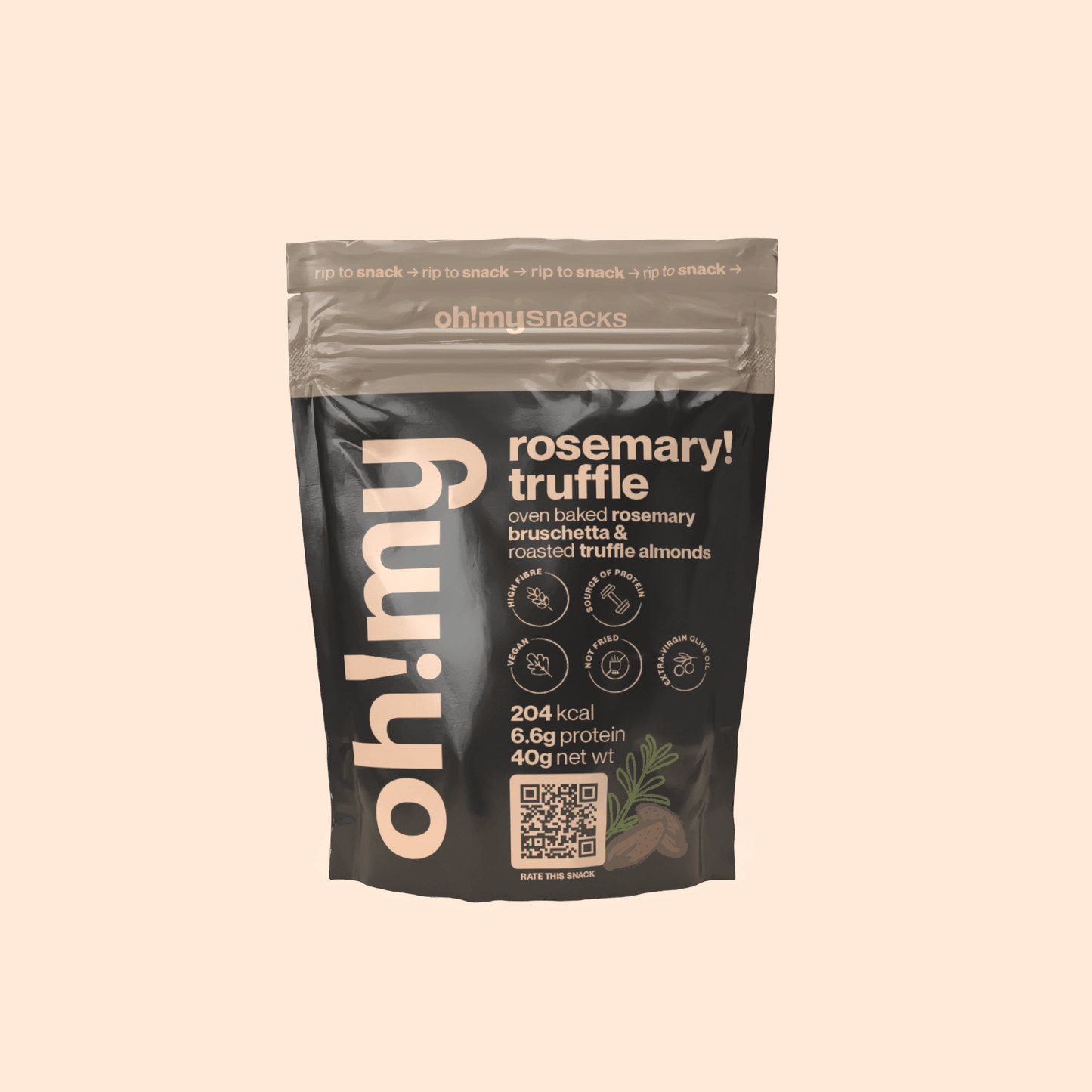 salty fusion rosemary truffle - Oh!My Snacks