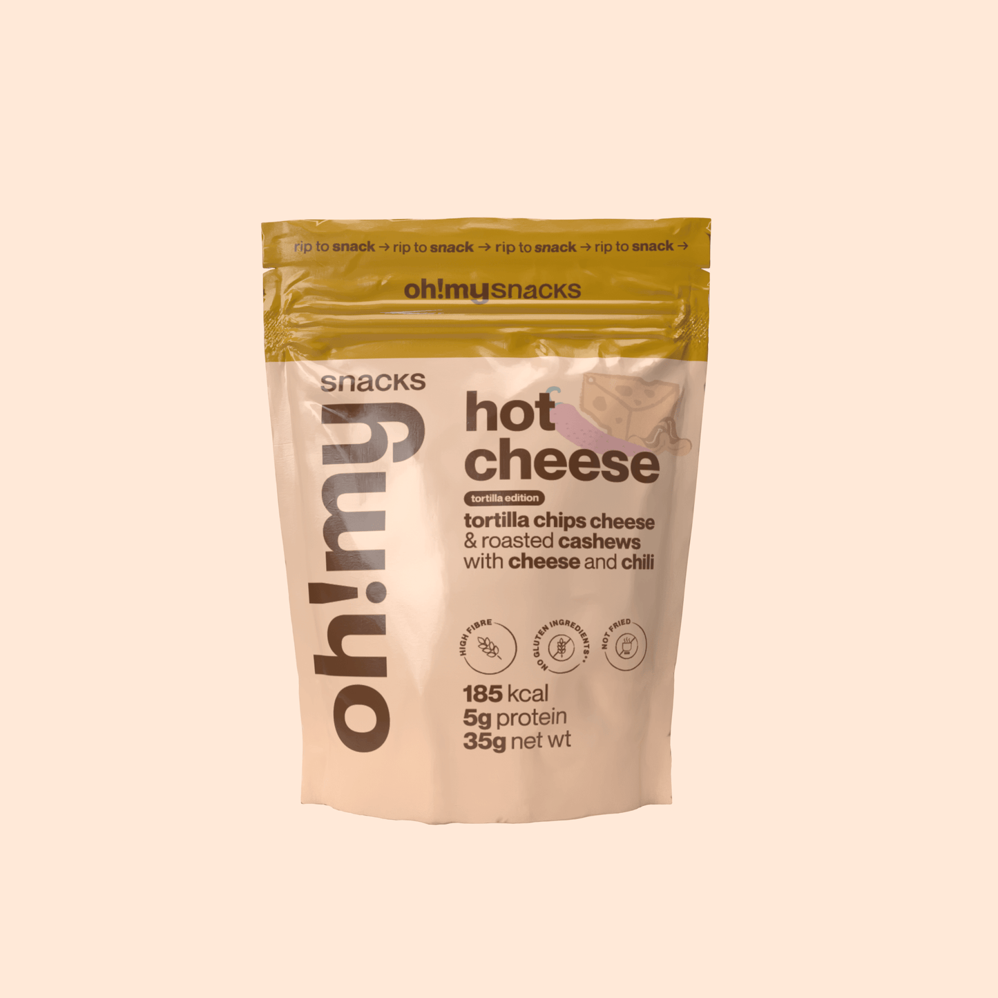 Spicy Fusion Hot Cheese Tortilla - Oh!My Snacks