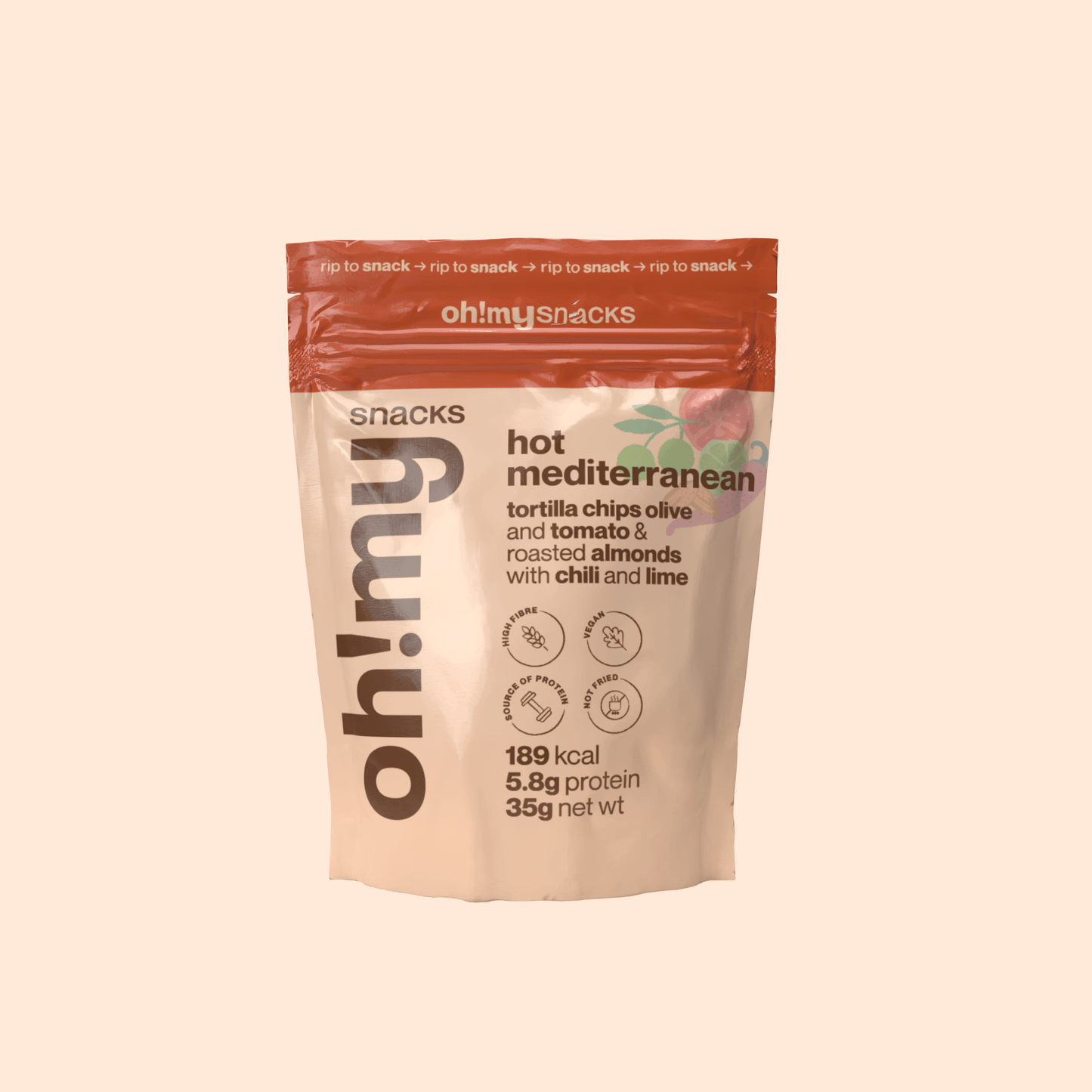 Spicy Fusion Hot Mediterranean - Oh!My Snacks