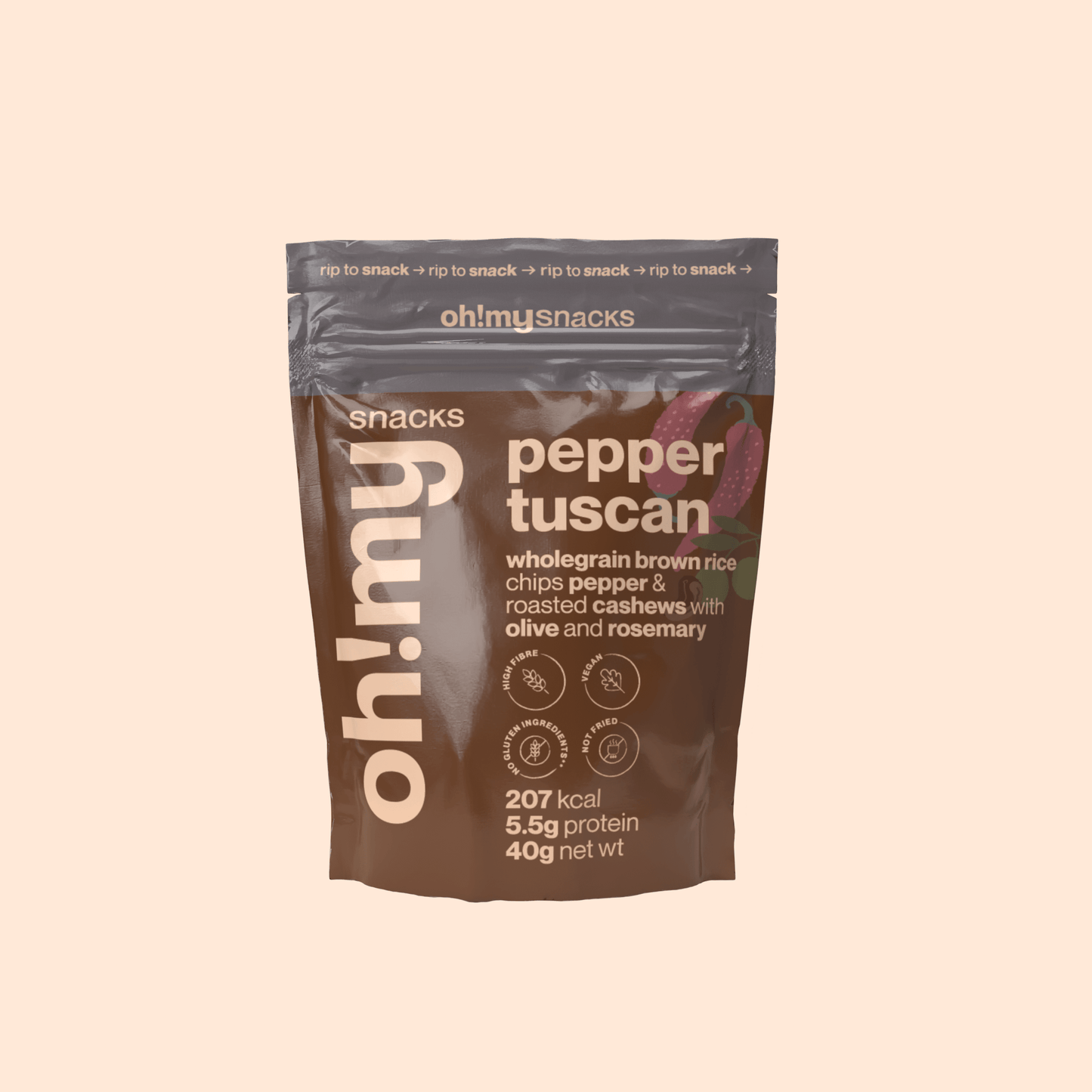 Spicy Fusion Pepper Tuscan - Oh!My Snacks