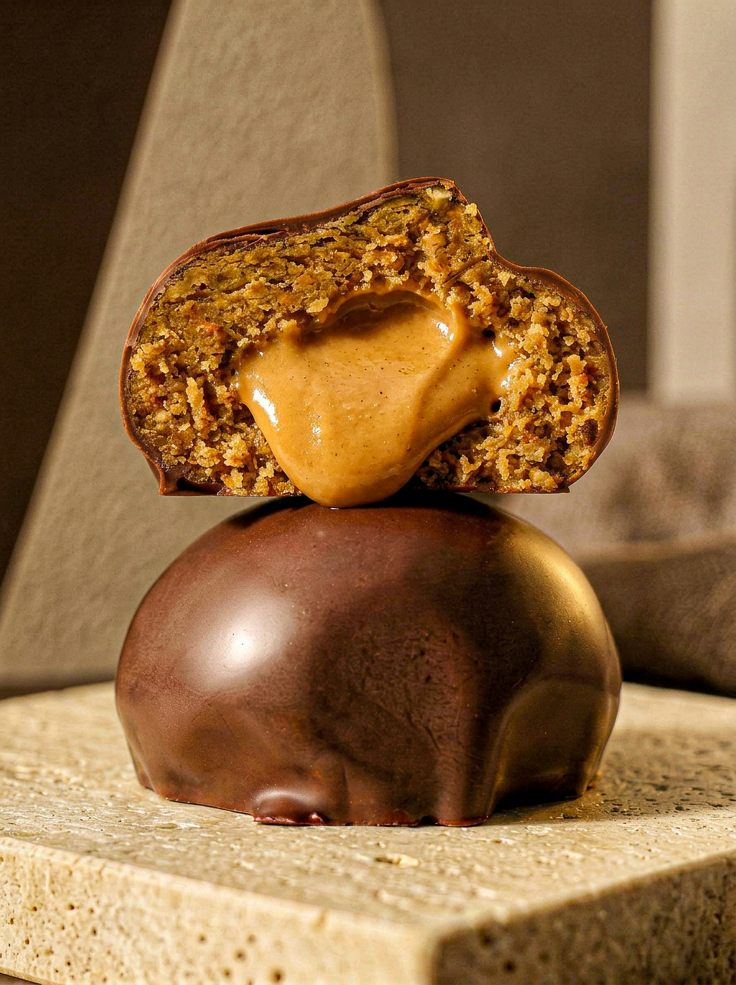 cocoa coated protein balls peanut cream