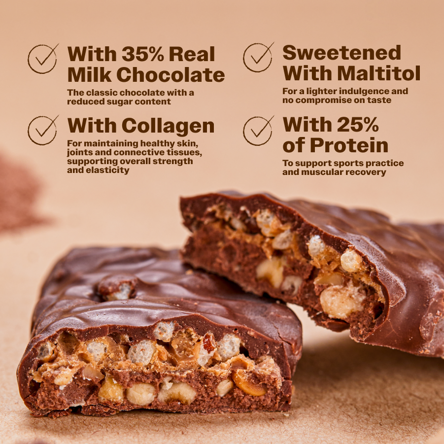 Protein Bar with Deluxe Chocolate