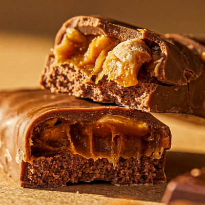 Chocolate de Leite Proteico com Caramelo Salgado