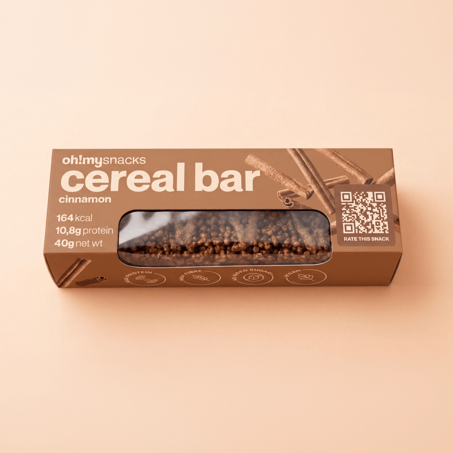 cereal bar cinnamon - Oh!My Snacks