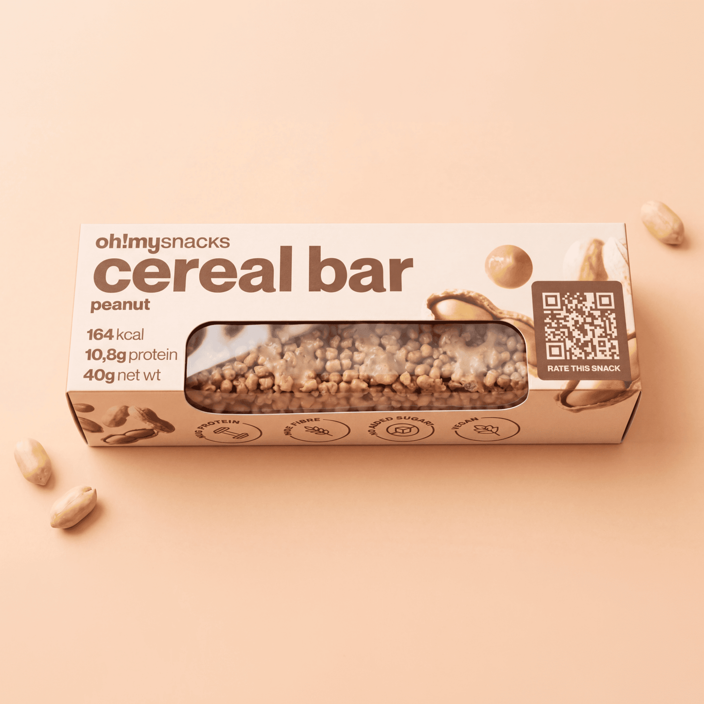 cereal bar peanut - Oh!My Snacks