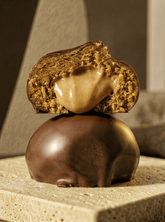 cocoa coated protein balls hazelnut cream - Oh!My Snacks