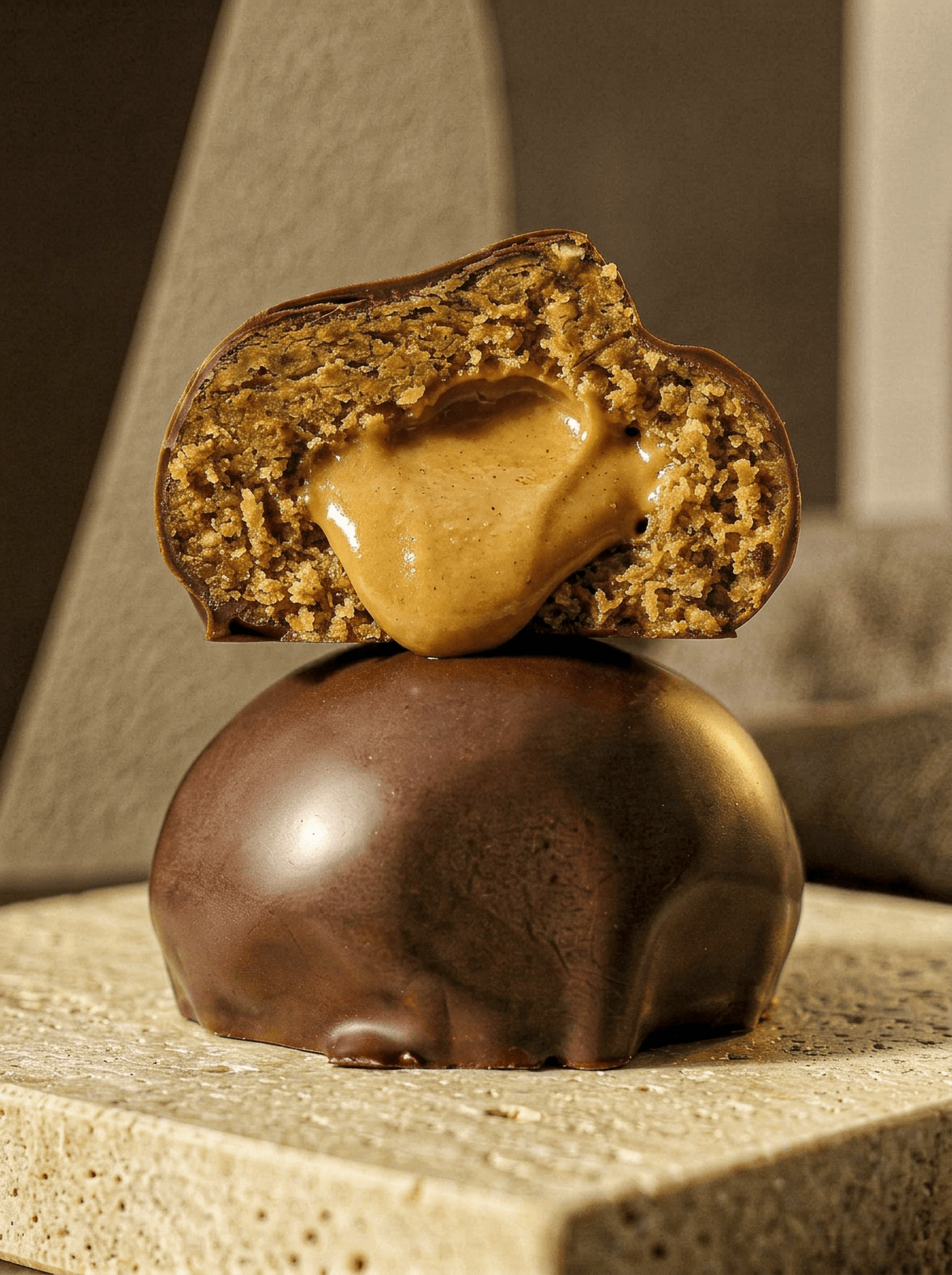 cocoa coated protein balls peanut cream - Oh!My Snacks