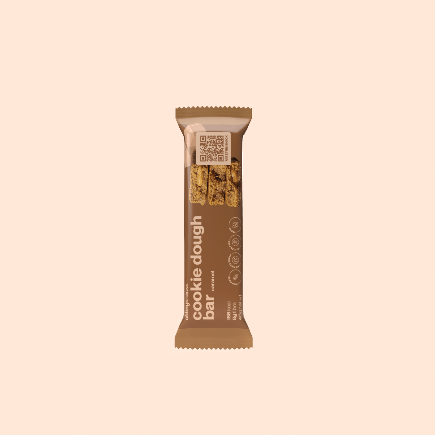cookie dough bar caramel - Oh!My Snacks