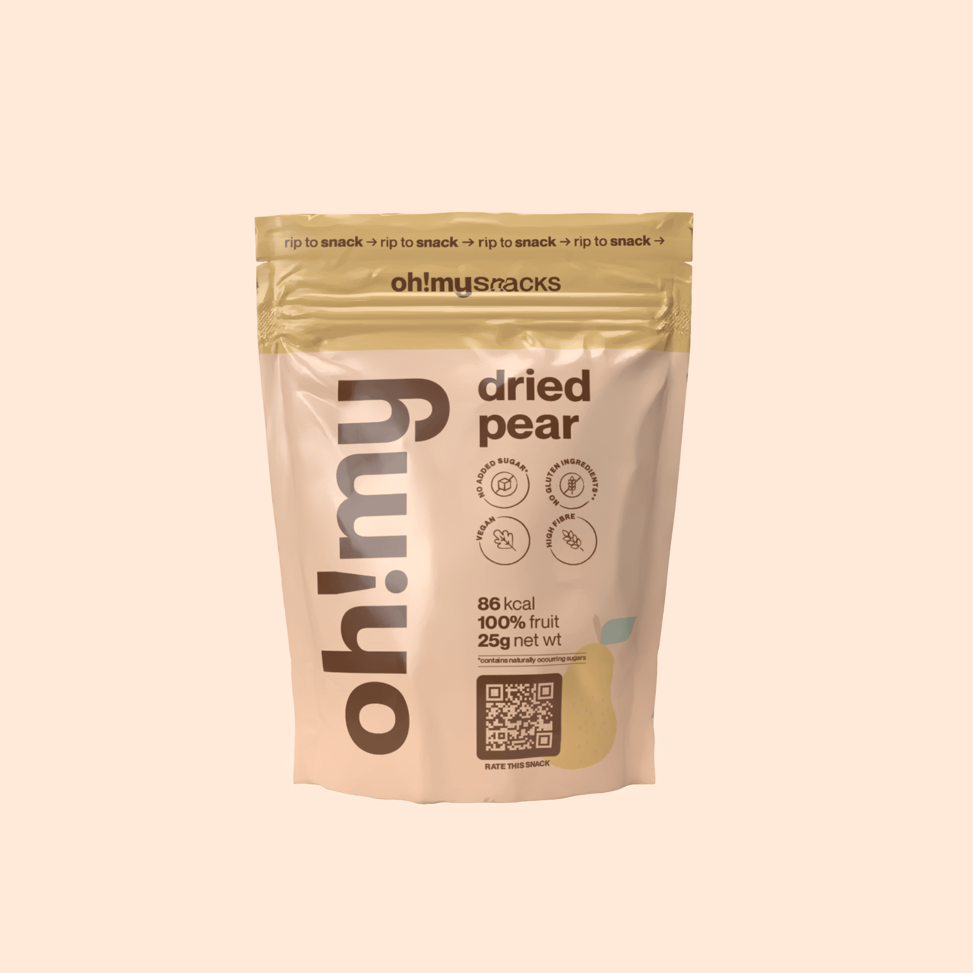 Dried Pear - Oh!My Snacks