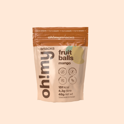 Fruit Balls Mango - Oh!My Snacks
