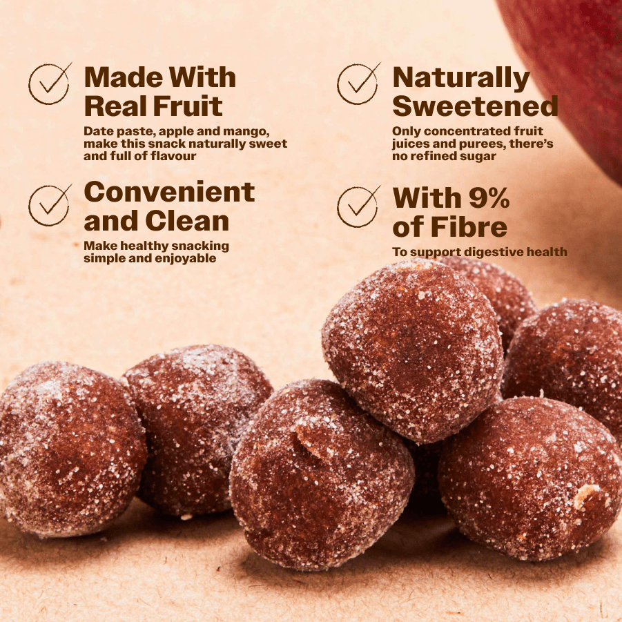 Fruit Balls Mango - Oh!My Snacks