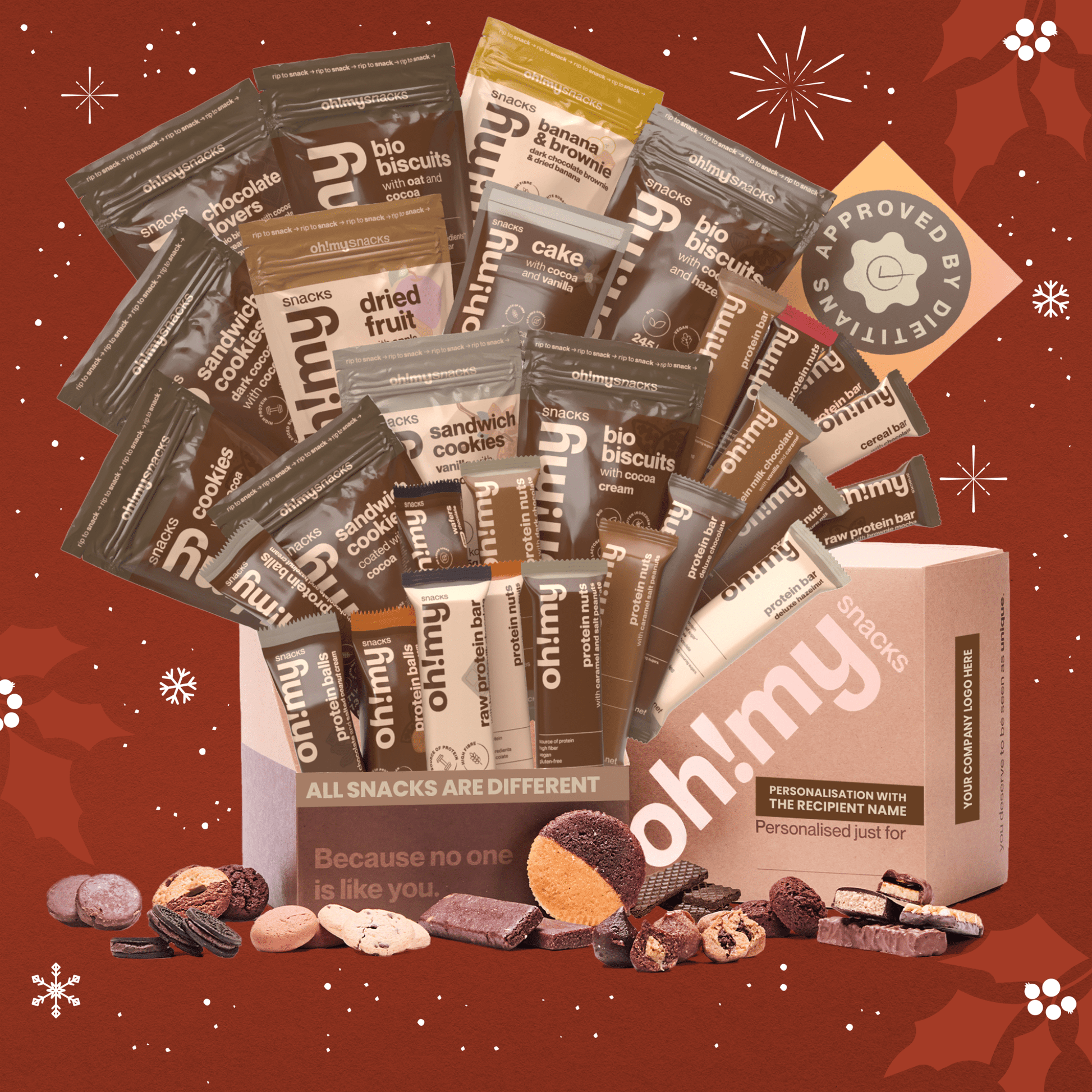 Gift Box Christmas Edition - Oh!My Snacks