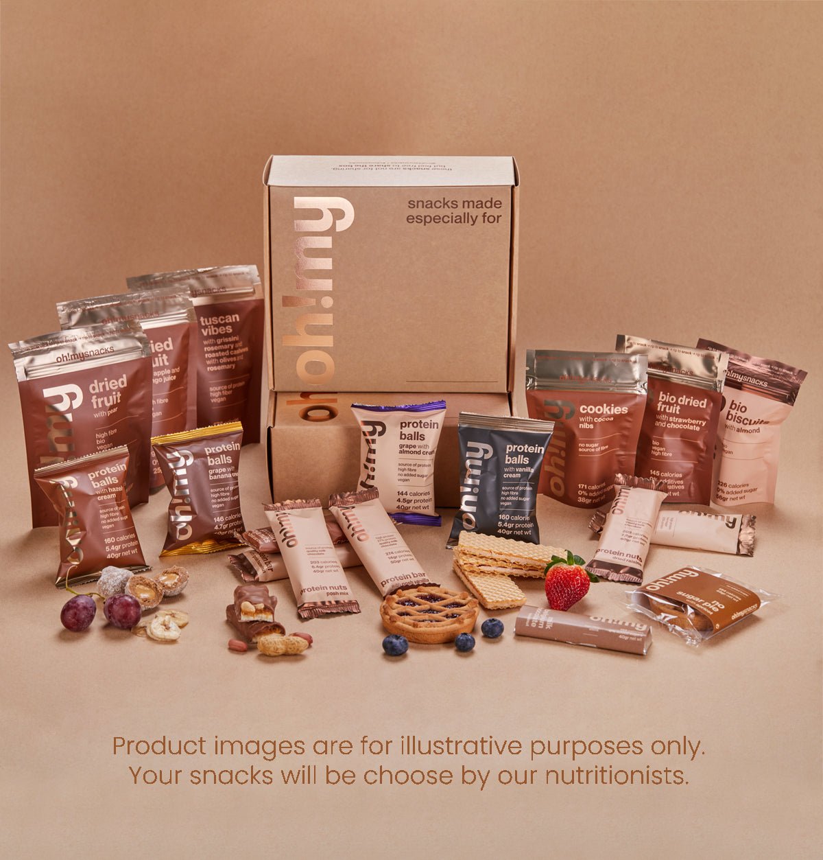 Oh!My Gym Personalised Box - Oh!My Snacks