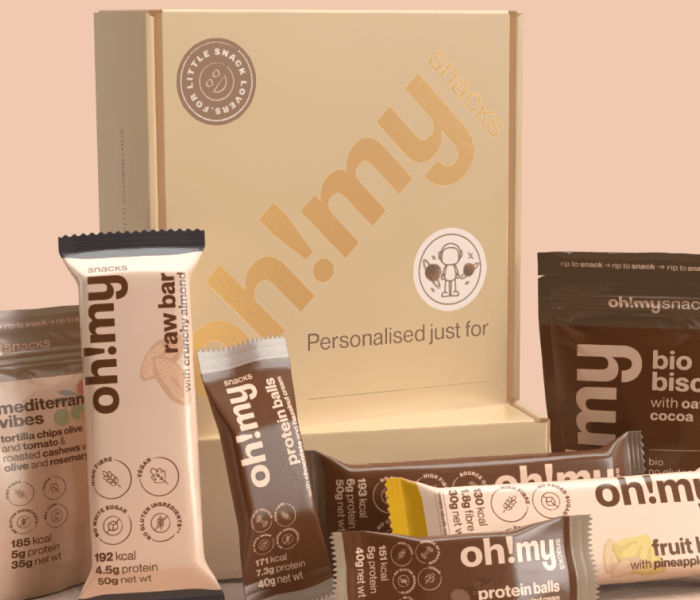 Oh!My Kids Personalised Snack Box - Oh!My Snacks